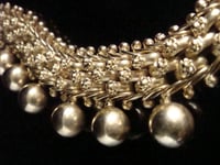 Image 2 of HEAVY VICTORIAN GILT 57G 15INCHES COLLAR SUBLIME QUALITY NECKLACE