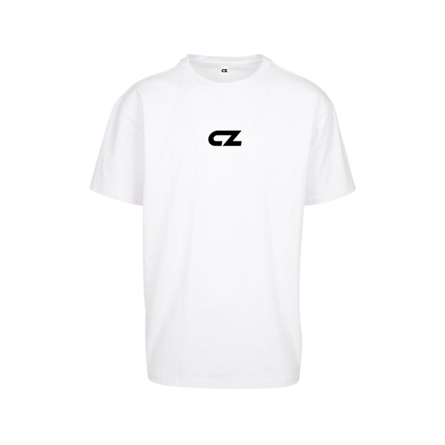 “CZ” TEE WHITE/BLACK