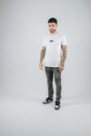 “CZ” TEE WHITE/BLACK