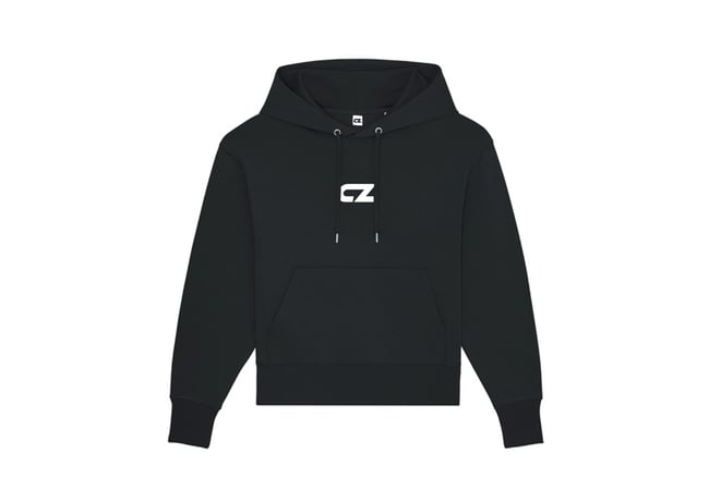 “CZ” HOODIE BLACK/WHITE