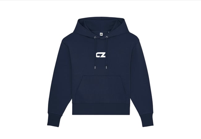 “CZ” HOODIE NAVY/WHITE