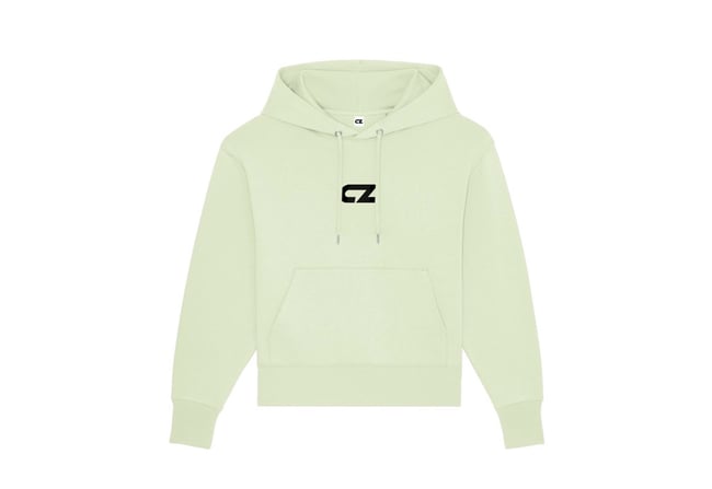 “CZ” PASTEL HOODIE GREEN/BLACK