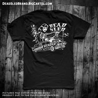 Image 1 of Vince Ray Voodoo Hearse 2-sided Tee