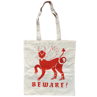 Beware Tote Bag