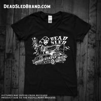 Image 1 of Vince Ray Voodoo Hearse Unisex V-Neck Tee