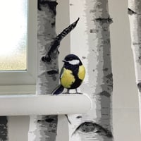 Image 3 of Gerald Great Tit ~ Removable Wall sticker