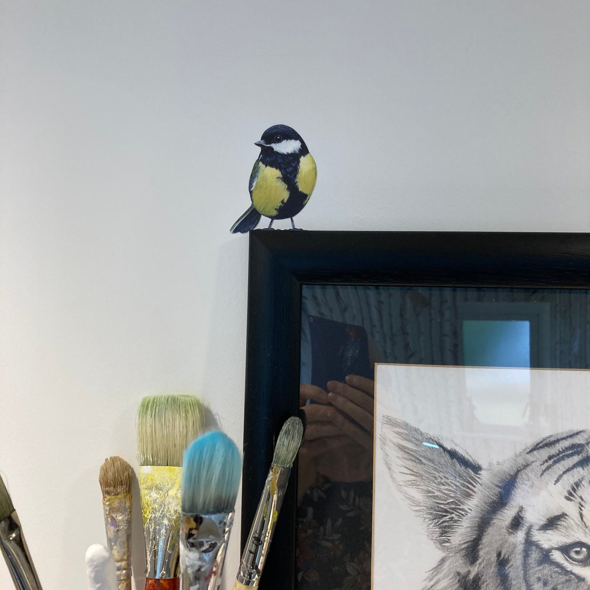 Image of *NEW* Gerald Great Tit ~ Wall Sticker