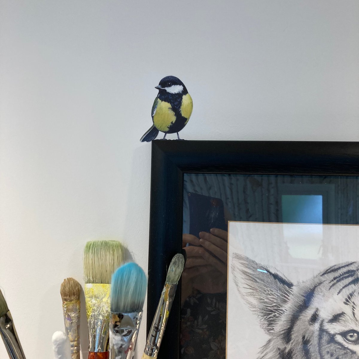 Image of Gerald Great Tit ~ Removable Wall sticker