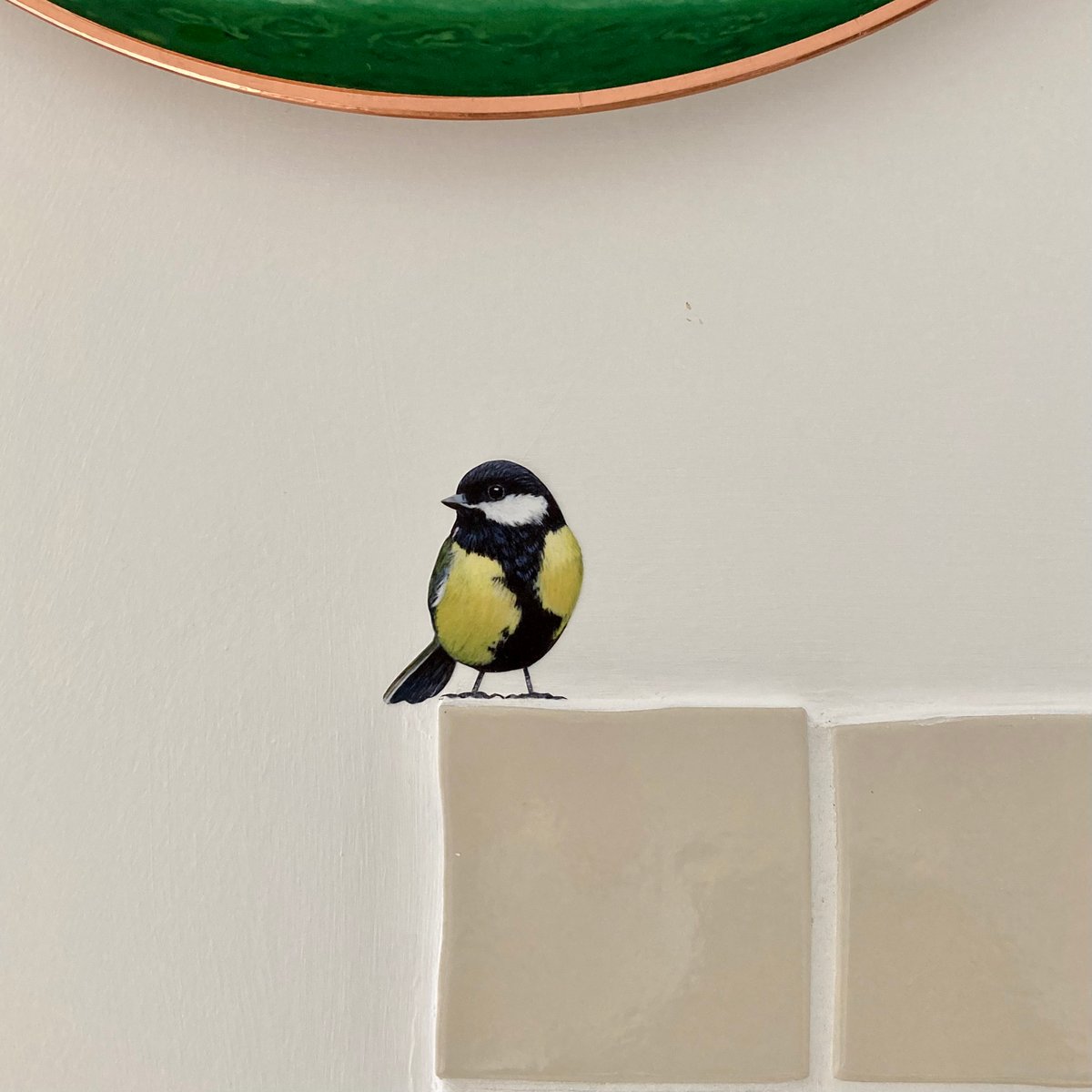 Image of Gerald Great Tit ~ Removable Wall sticker