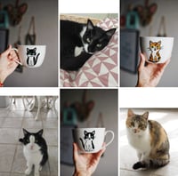 Image 2 of Taza personalizada con la ilustración de tu Gato o Perro