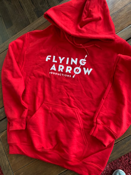 Image of Flying Arrow Hoody - Red & Black