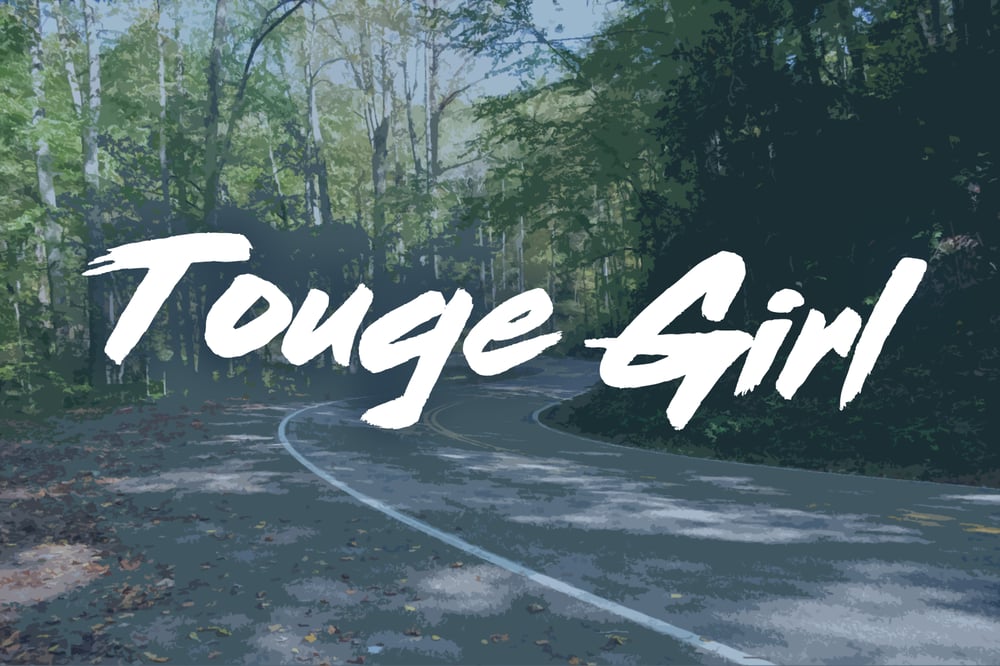 Image of Touge Girl 6” decal