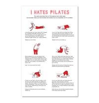 Image 1 of I Hate Pilates Tea Towel