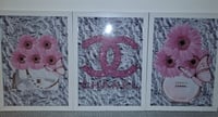 Image 1 of PINK N SILVER COCO INSPIRED GLOSSY PRINT SET 