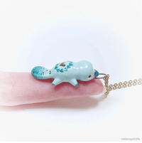 Image 1 of turquoise platypus necklace