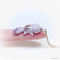 Image 1 of Purple platypus necklace