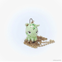 Image 3 of Mint dumbo octopus necklace