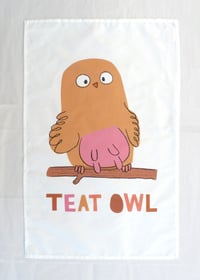 Image 4 of TEAT OWL tea towel