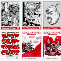 Image 4 of MONDO SUBURBIA TRADING CARDS uncut sheet