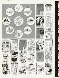 Image 2 of MONDO SUBURBIA TRADING CARDS uncut sheet