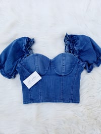 Image 1 of Angy Denim Top 