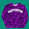 DRIPPINGTON purple camo sweatshirt