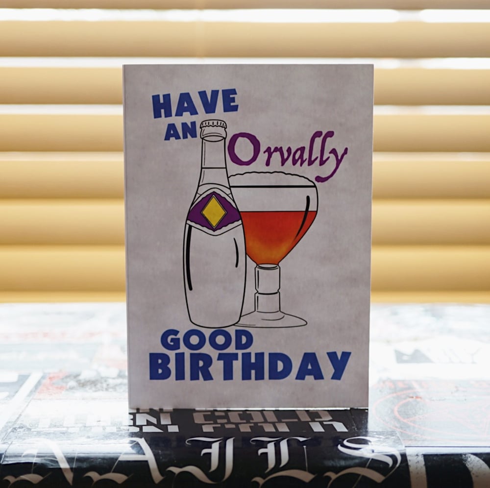 Image of 'Have An Orvally Good Birthday' Card