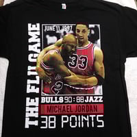 Image 2 of Michael Jordan [ The Flu Game] Graphic  Tee