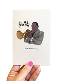 Image 3 of Jazz Happy Birthday Card / Jazz Father's Day  Card