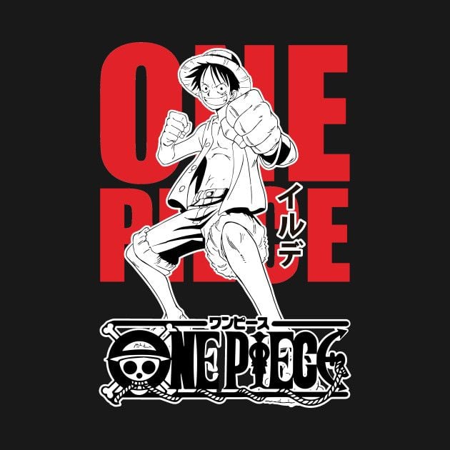 Image of One Piece Anime Graphic Tee
