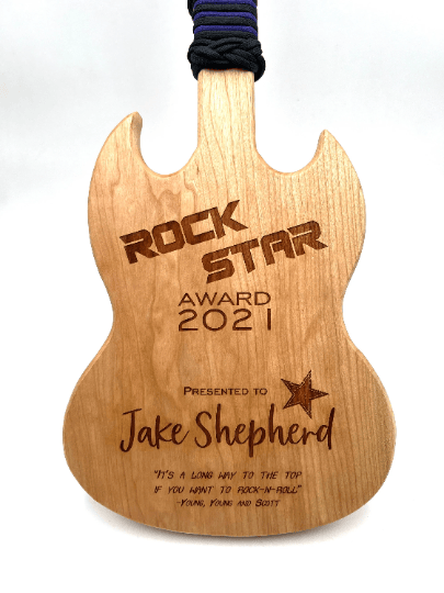 Wooden Guitar Pick Plaque. Pyrography Wood-burning Taxidermy Laser  Engraving Supplies 