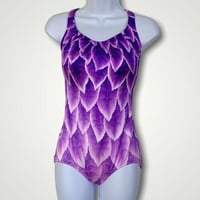 Image 1 of De Weese Purple Bathing Suit Small
