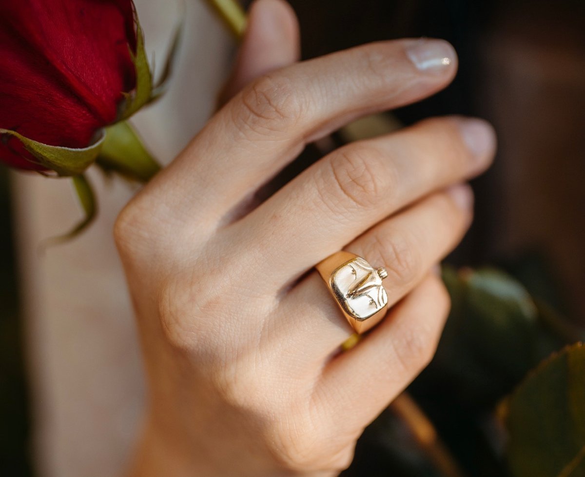 Image of Anillo Faz acabado ORO