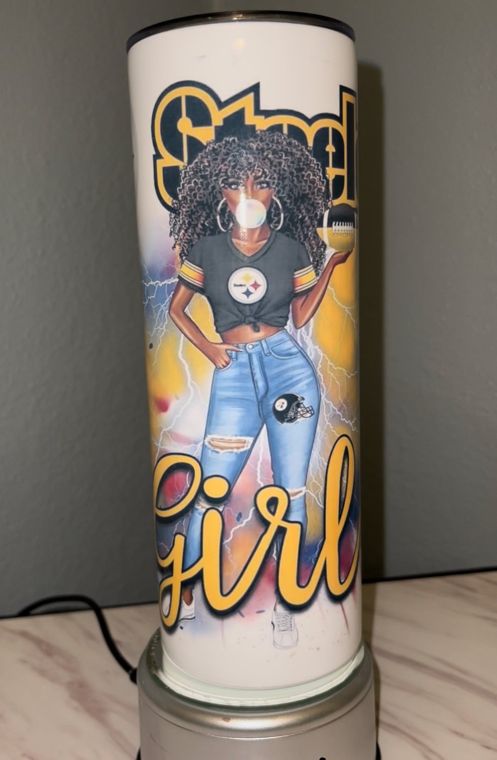 Steelers Inspired Tumbler