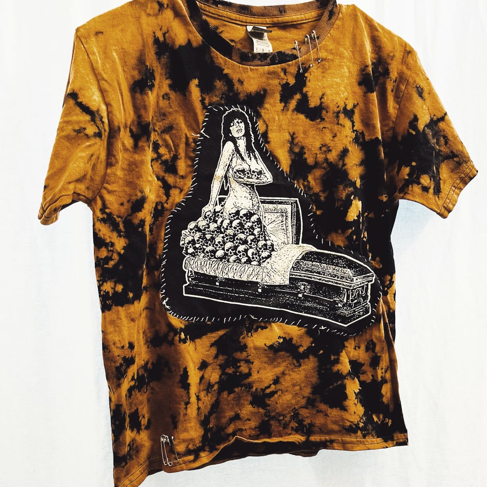 Image of EXTRA SMALL COFFIN GIRL BLEACH SHIRT