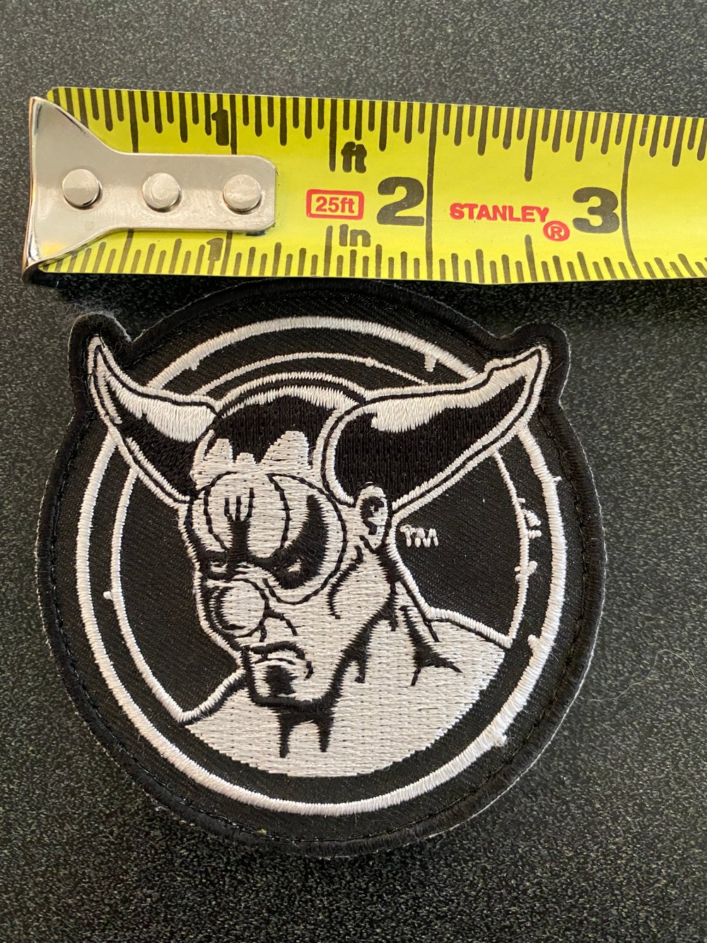 Image of CrossFit Pukie 3" Black and White Patch