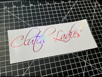 Image 1 of Clutch Ladies Decal - Official Logo