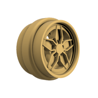 1/64 Scale Lancia Coffin Spokes 8MM