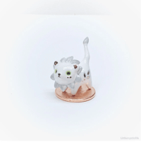 Image 3 of white lion figurine