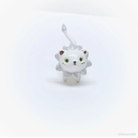 Image 4 of white lion figurine