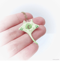 Image 1 of Green stingray necklace