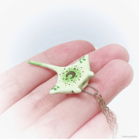 Image 2 of Green stingray necklace