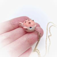 Image 1 of Puffer fish necklace