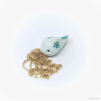 Image 3 of Turquoise tadpole necklace