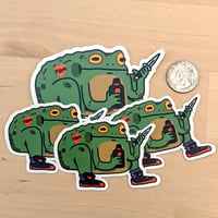 Image 1 of toad knife sticker pack