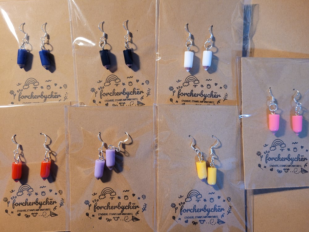 Colour Pencil Earrings