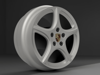 1/64 Scale Porsche Carrera 997 wheels 9mm Dia