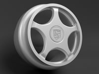 Image 1 of 1/64 Scale Porsche 959 wheels 9mm Dia