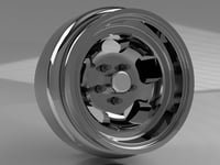 Image 2 of 1/64 Scale "Kidney Bean" Gasser Wheels