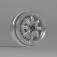 1/64 Scale 8 spoke racing (Minilites/Watanabes) 8mm